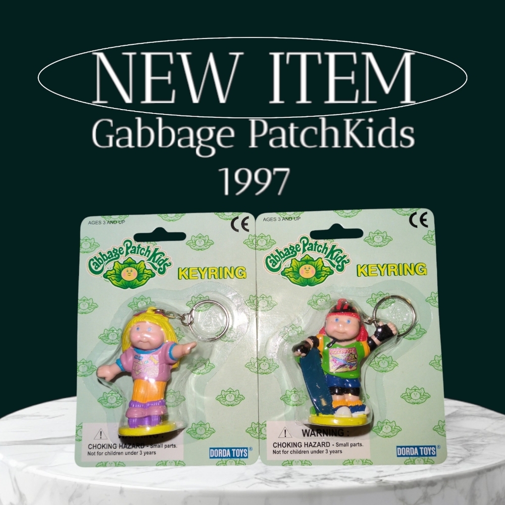 Gabbage Patch Kids Keyring Set
